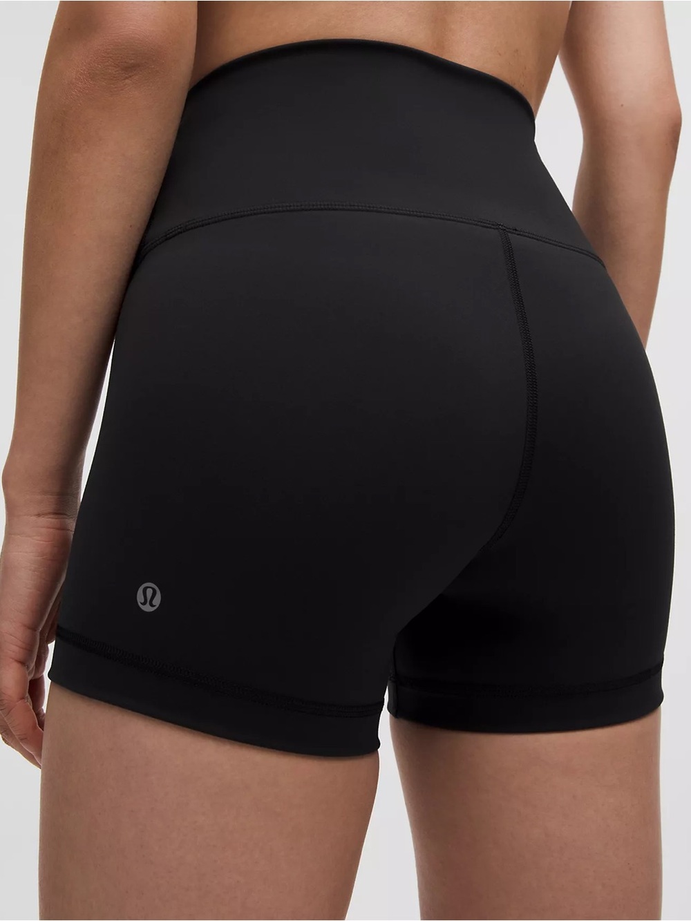 Lululemon 4” black shorts size 4